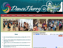 Tablet Screenshot of danceflurry.org